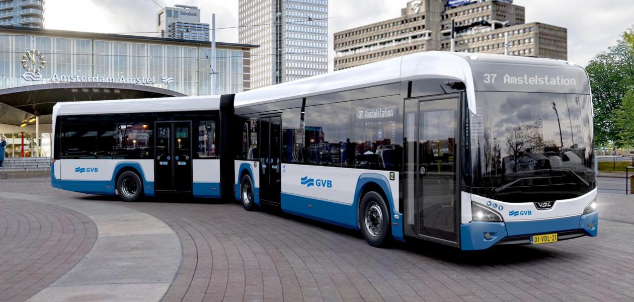 Serie van 84 nieuwe generatie VDL Citea’s maakt OV Amsterdam duurzamer